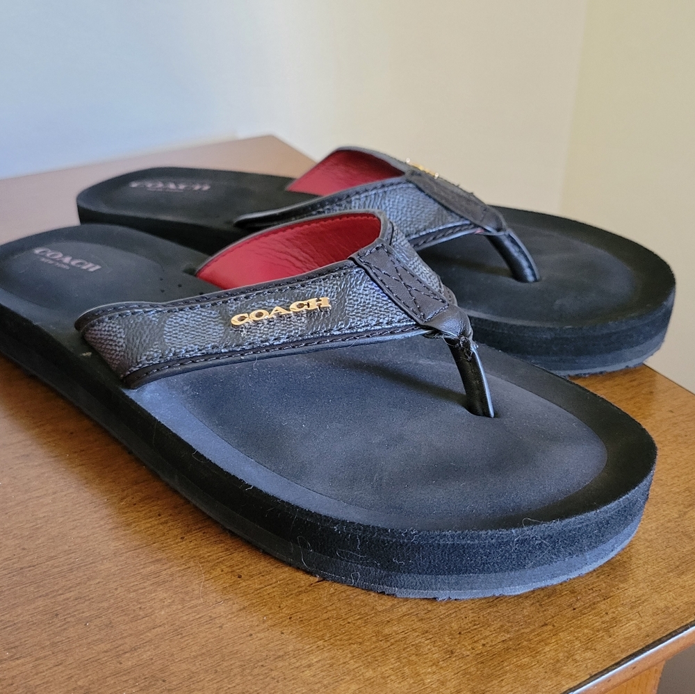 Coach Judy Sig Flip Flops